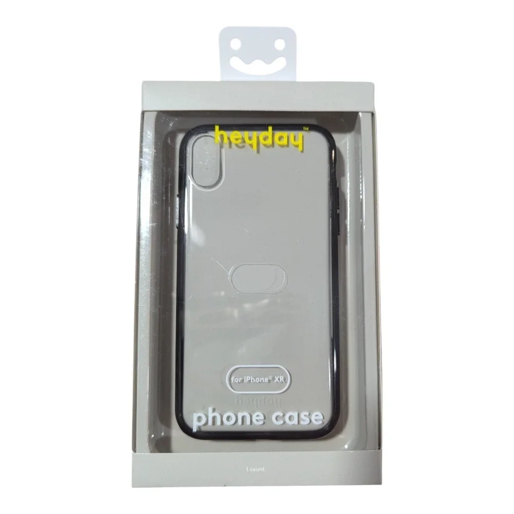 L2. heyday Phone Case For‎ Apple iPhone XR - Clear/Black Bumper
